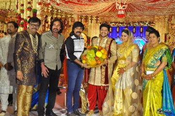 Music Director Koti Son Rajeev Wedding Reception Photos